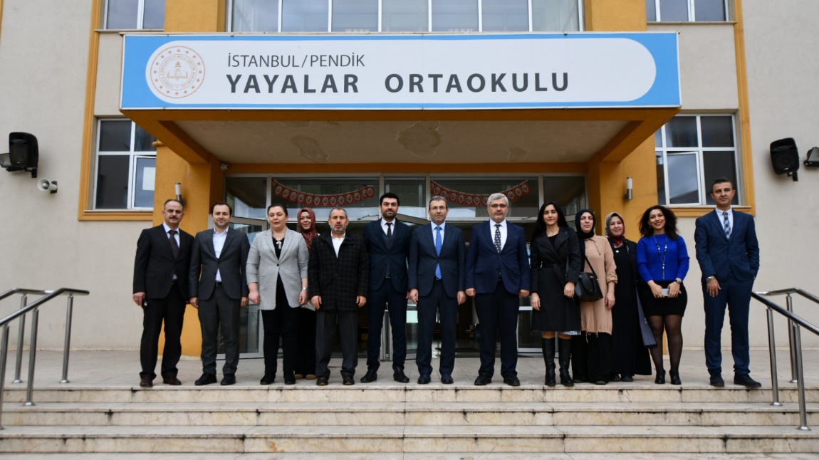  Pendik Belediye Başkanı Ahmet Cin ve Pendik İlçe Milli Eğitim Müdürü Aytekin Yılmaz'ın Okulumuza Ziyaretleri 